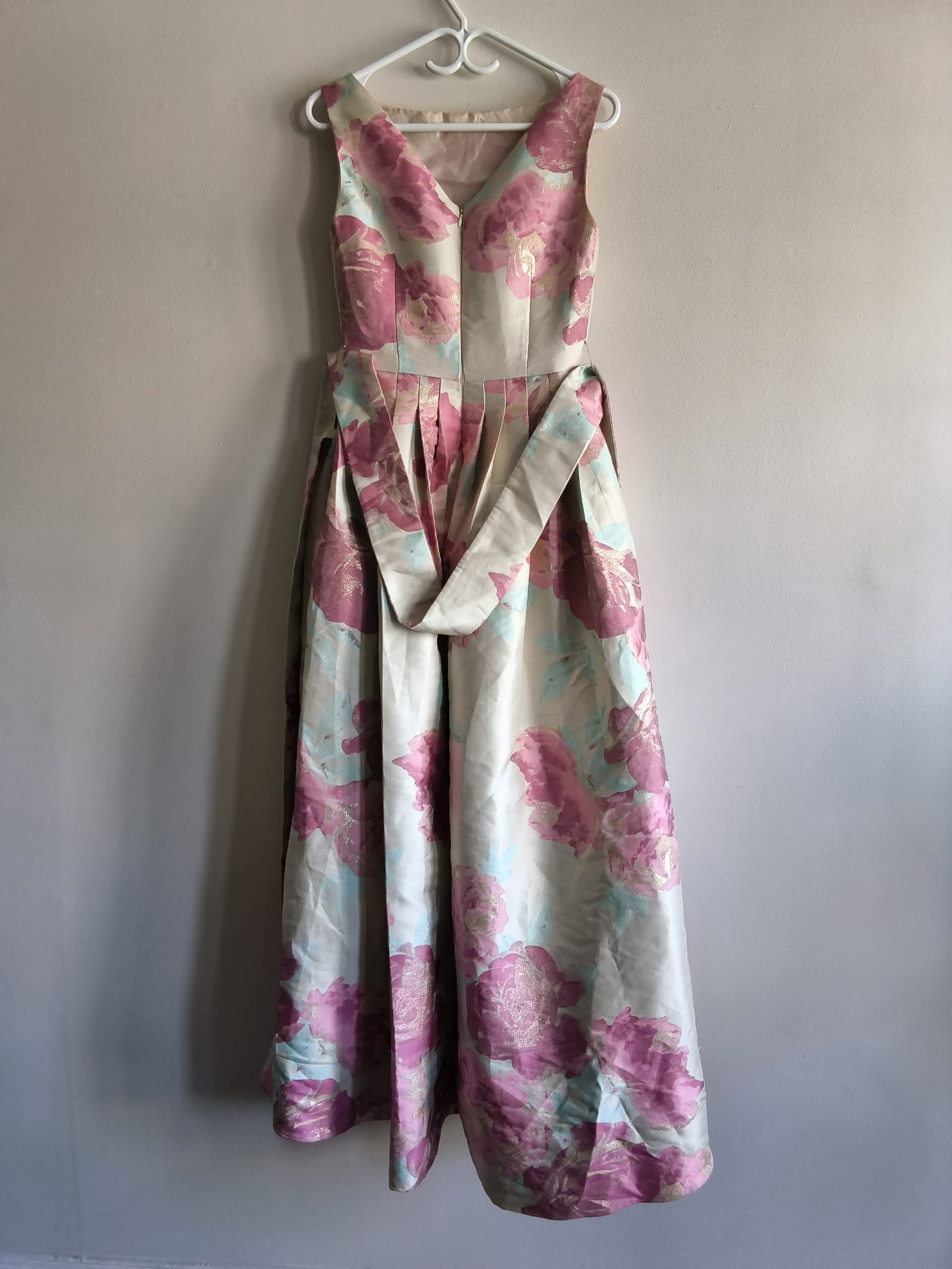 Robe rose fleuri
